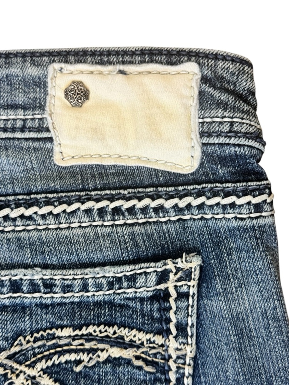 Silver Jeans Co. Women's Blue Aiko Denim Bootcut Jeans, Size 29x31 - Picture 9 of 12
